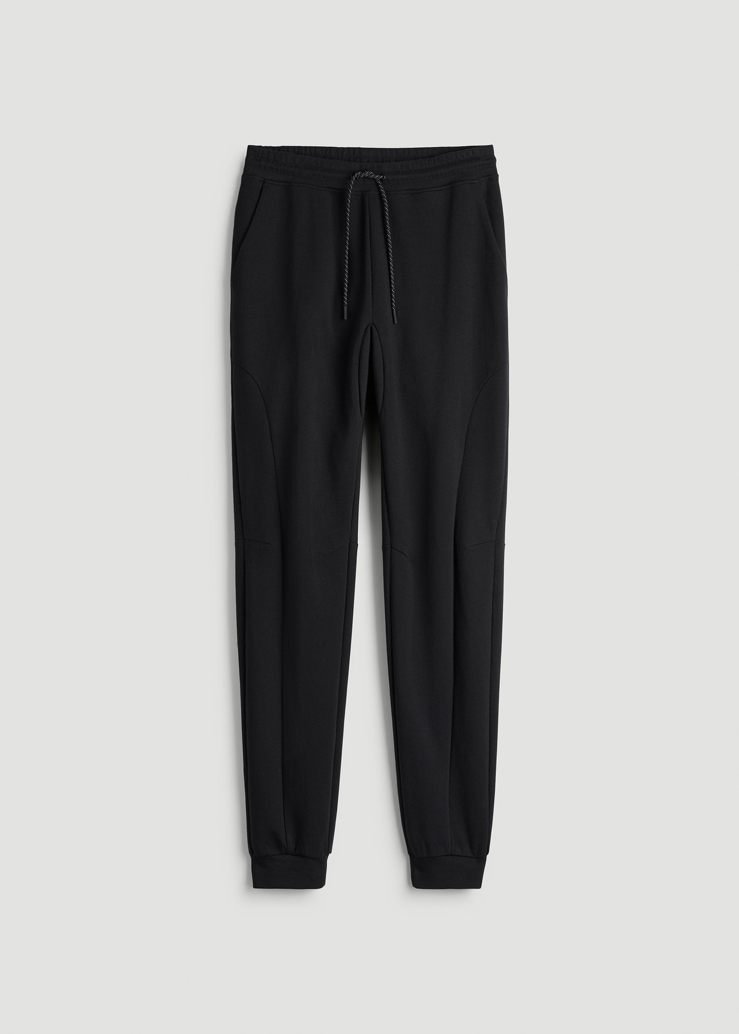 American Tall For Sale | Tech Motion Fleece Joggers for Tall Men in Black