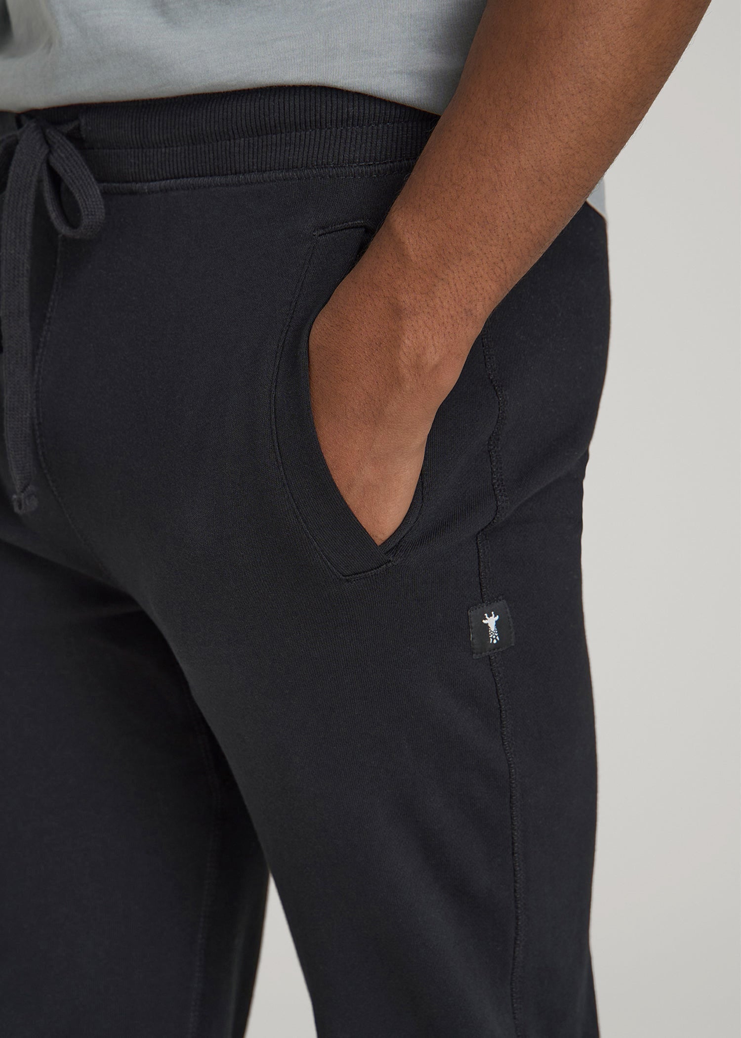 American Tall Online Shop | Wearever 2.0 French Terry Joggers for Tall Men in Black
