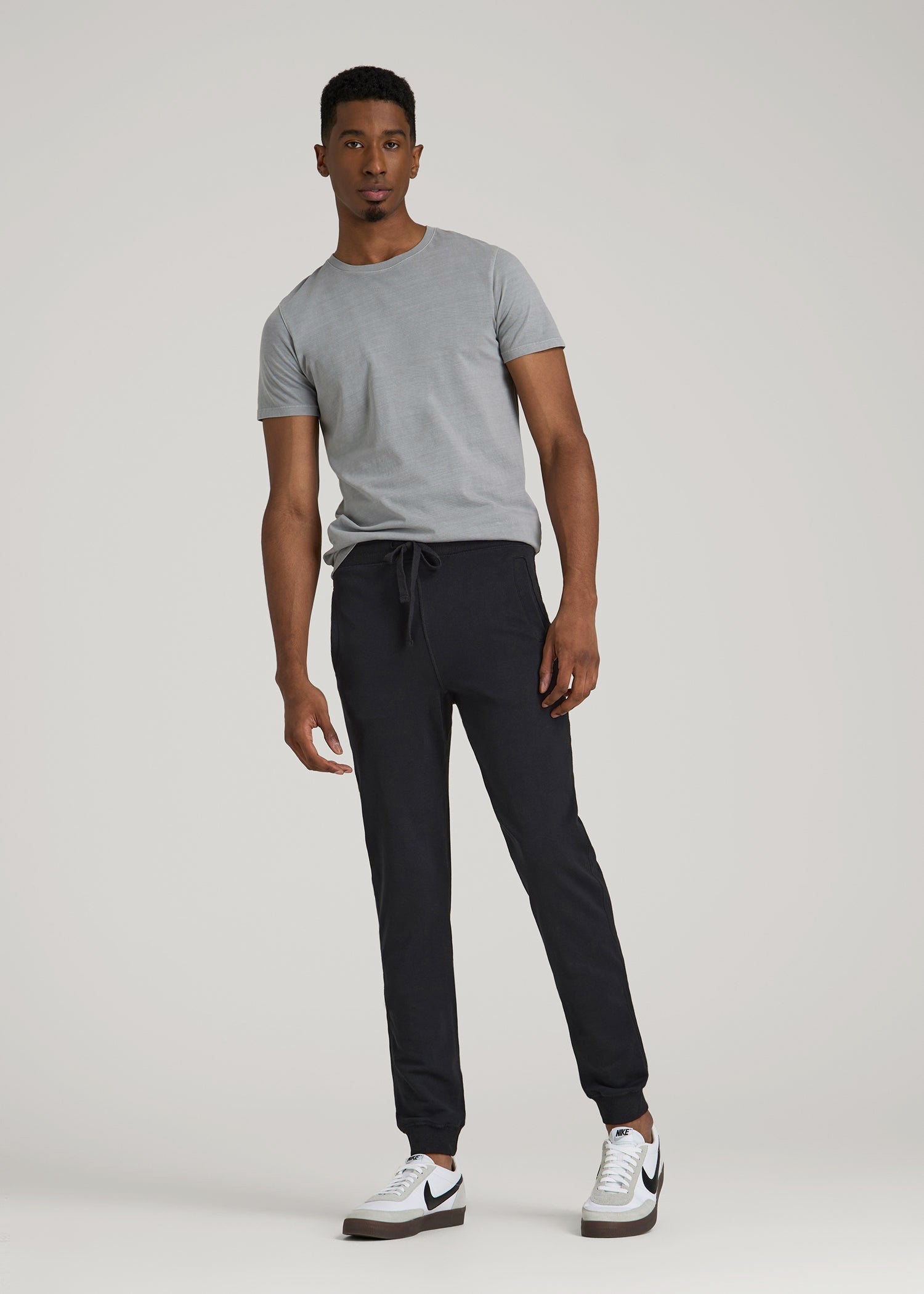 American Tall Online Shop | Wearever 2.0 French Terry Joggers for Tall Men in Black