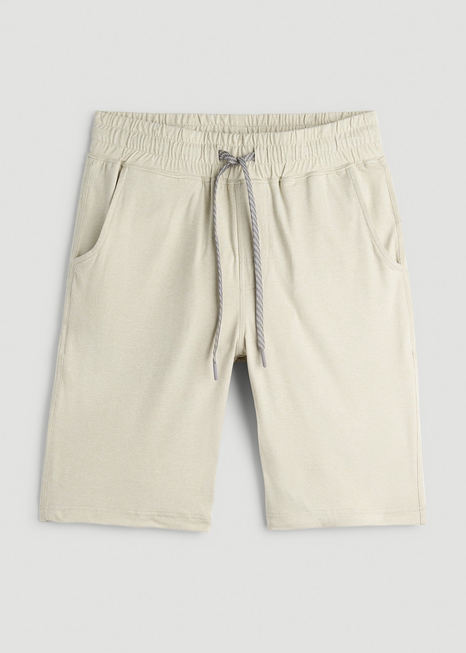 American Tall Outlet | Weekender Stretch Lounge Shorts for Tall Men in Stone Heather