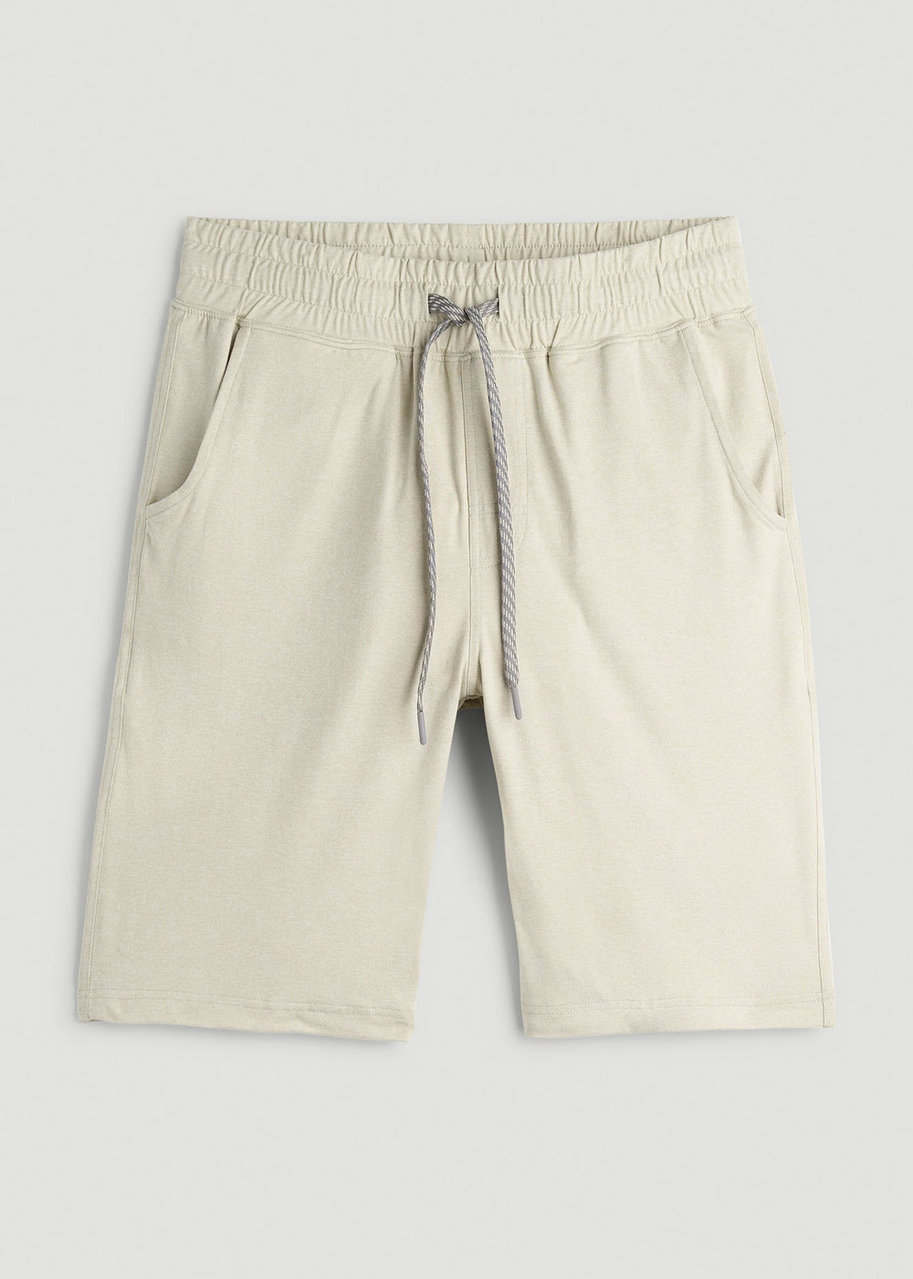 American Tall Outlet | Weekender Stretch Lounge Shorts for Tall Men in Stone Heather