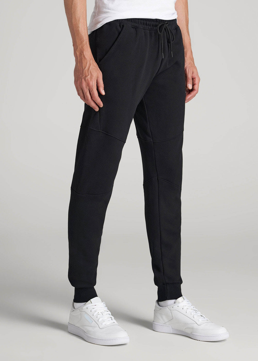American Tall For Sale | Wearever Fleece Joggers for Tall Men in Black