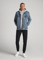 American Tall For Sale | Wearever Fleece Joggers for Tall Men in Black