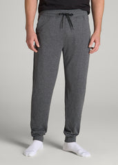 American Tall Online Shop | Weekender Stretch Lounge Joggers for Tall Men in Charcoal Mix