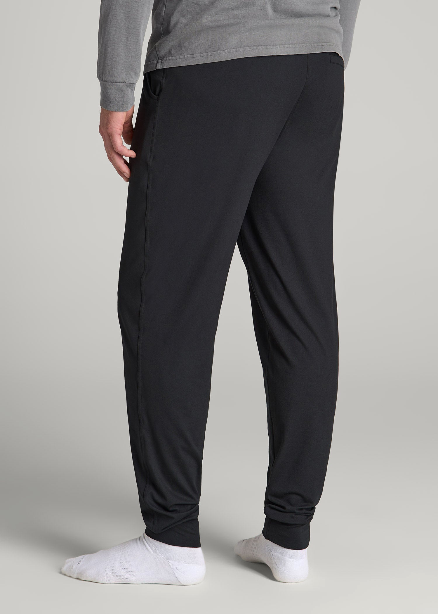 American Tall Online | Weekender Stretch Lounge Joggers for Tall Men in Black