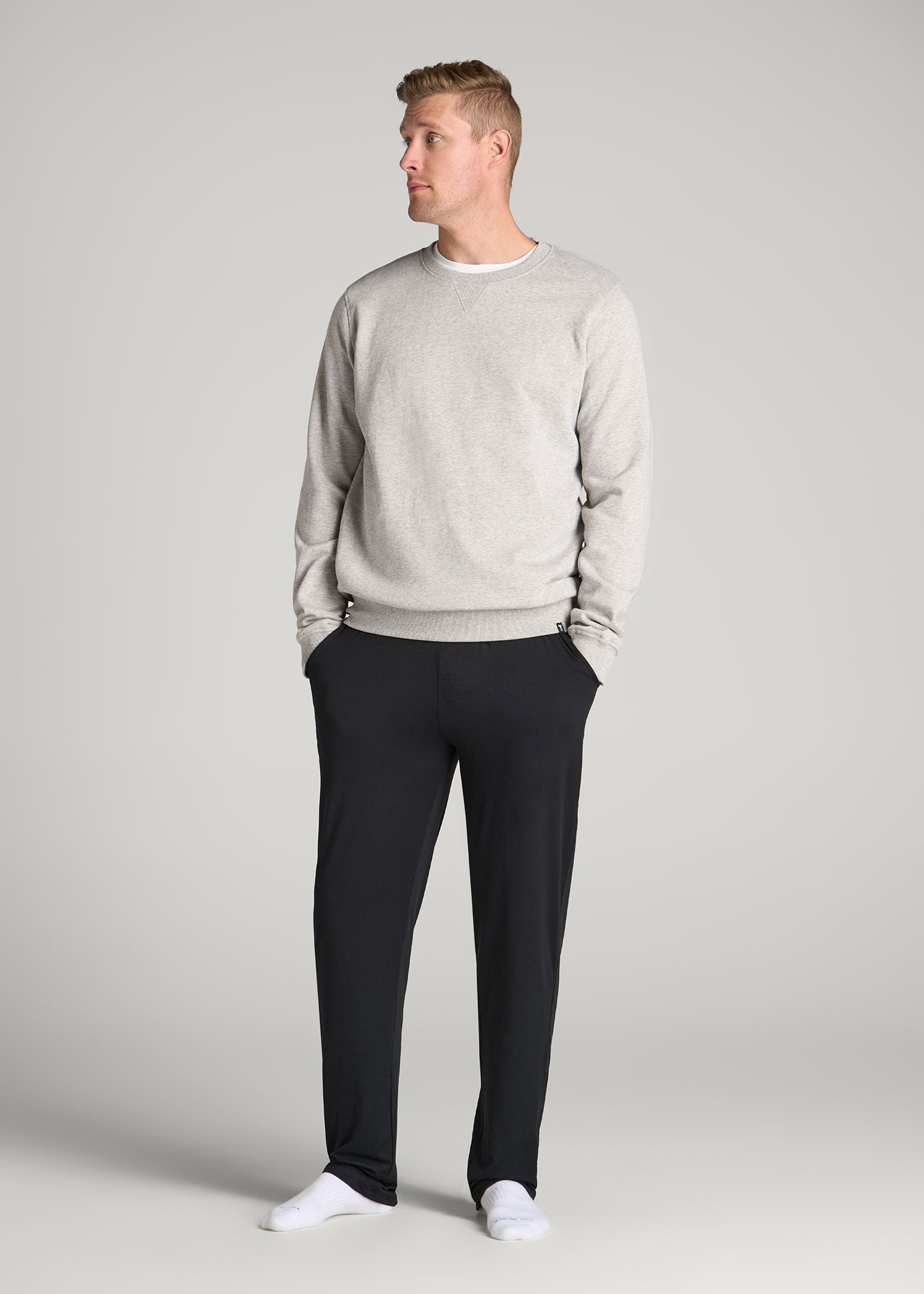 American Tall Sale | Weekender Stretch Lounge Pants for Tall Men in Black