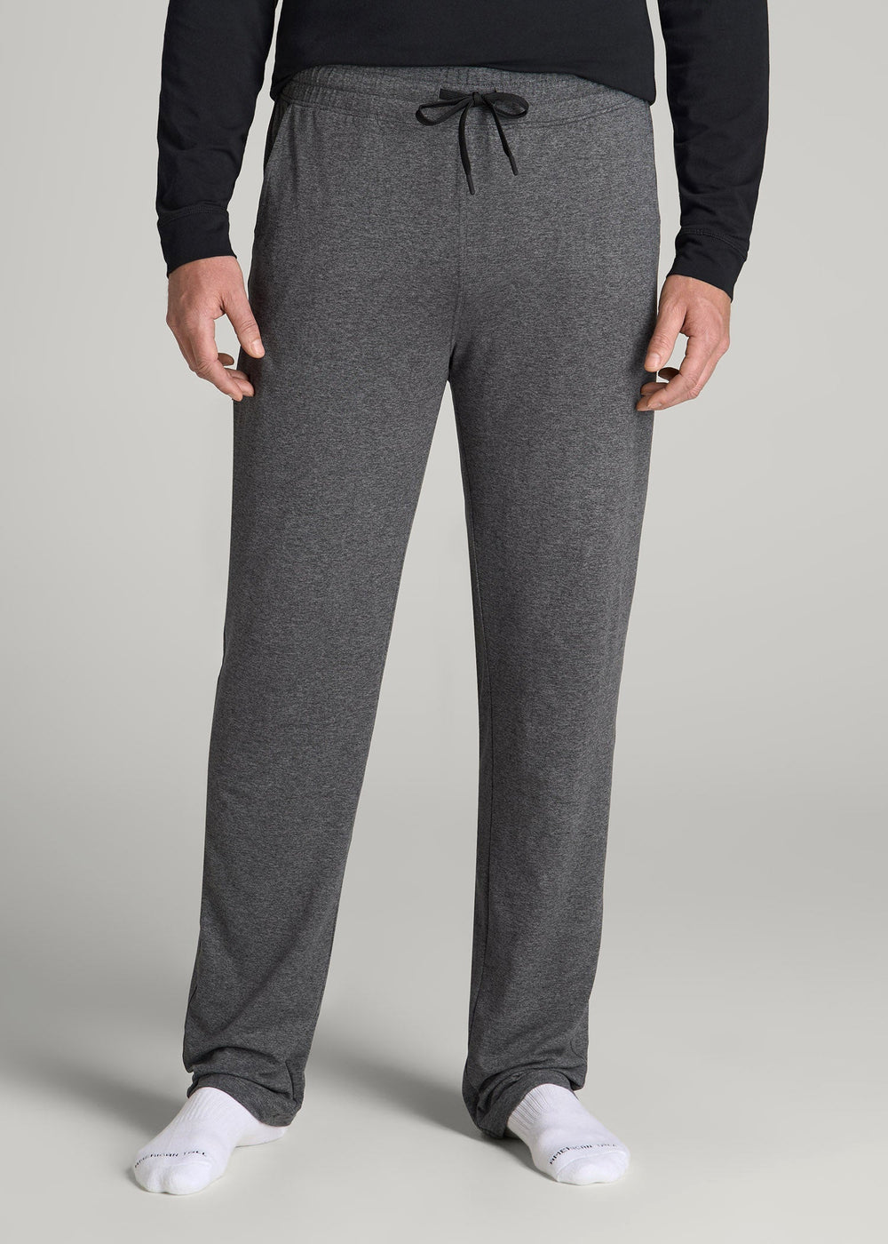 American Tall Outlet | Weekender Stretch Lounge Pants for Tall Men in Charcoal Mix