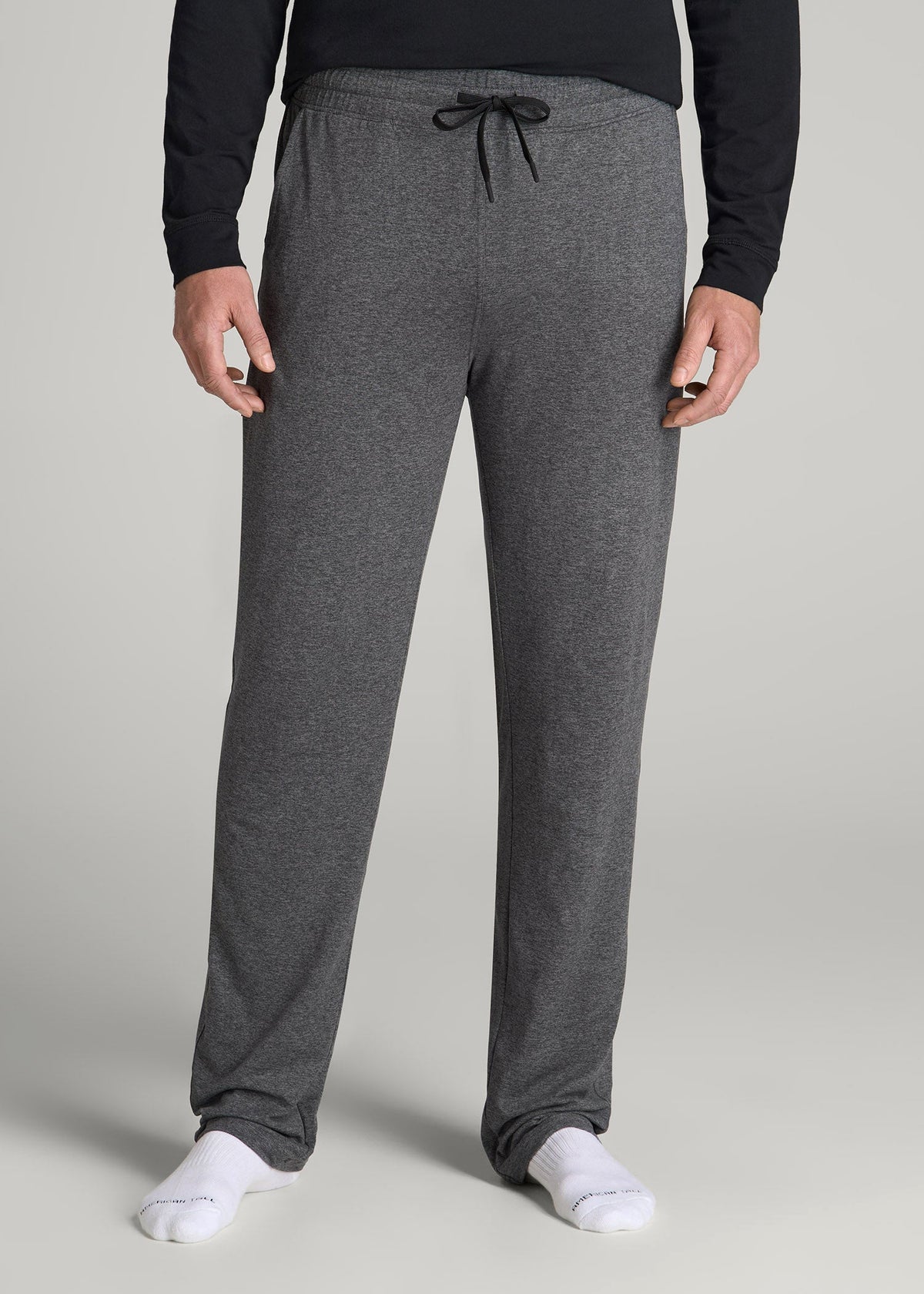 American Tall Outlet | Weekender Stretch Lounge Pants for Tall Men in Charcoal Mix