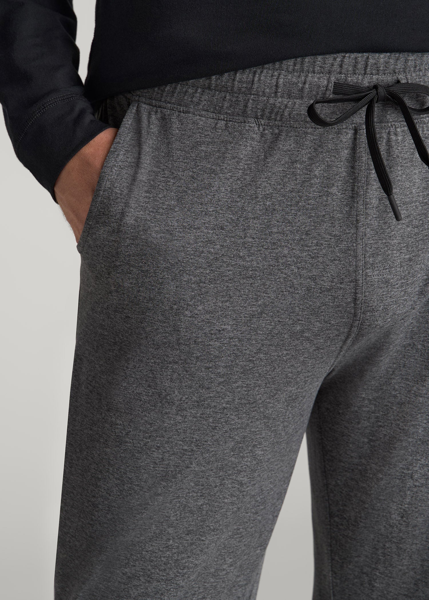 American Tall Outlet | Weekender Stretch Lounge Pants for Tall Men in Charcoal Mix