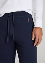 American Tall Online Shop | Waffle-Knit Lounge Jogger for Tall Men in Patriot Blue