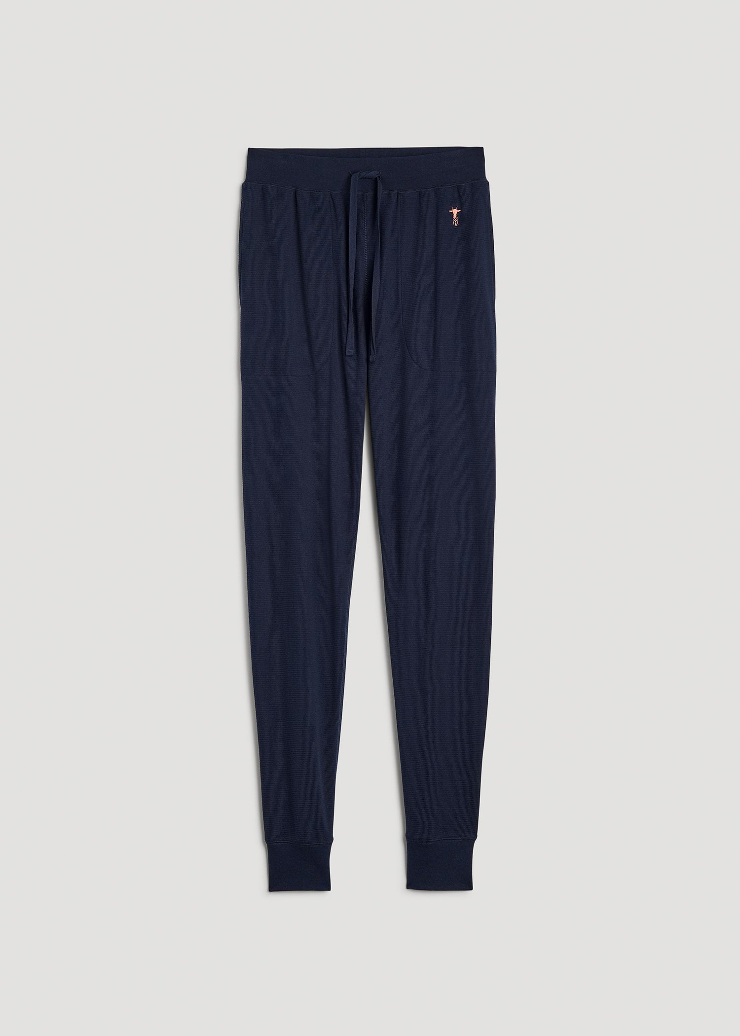 American Tall Online Shop | Waffle-Knit Lounge Jogger for Tall Men in Patriot Blue