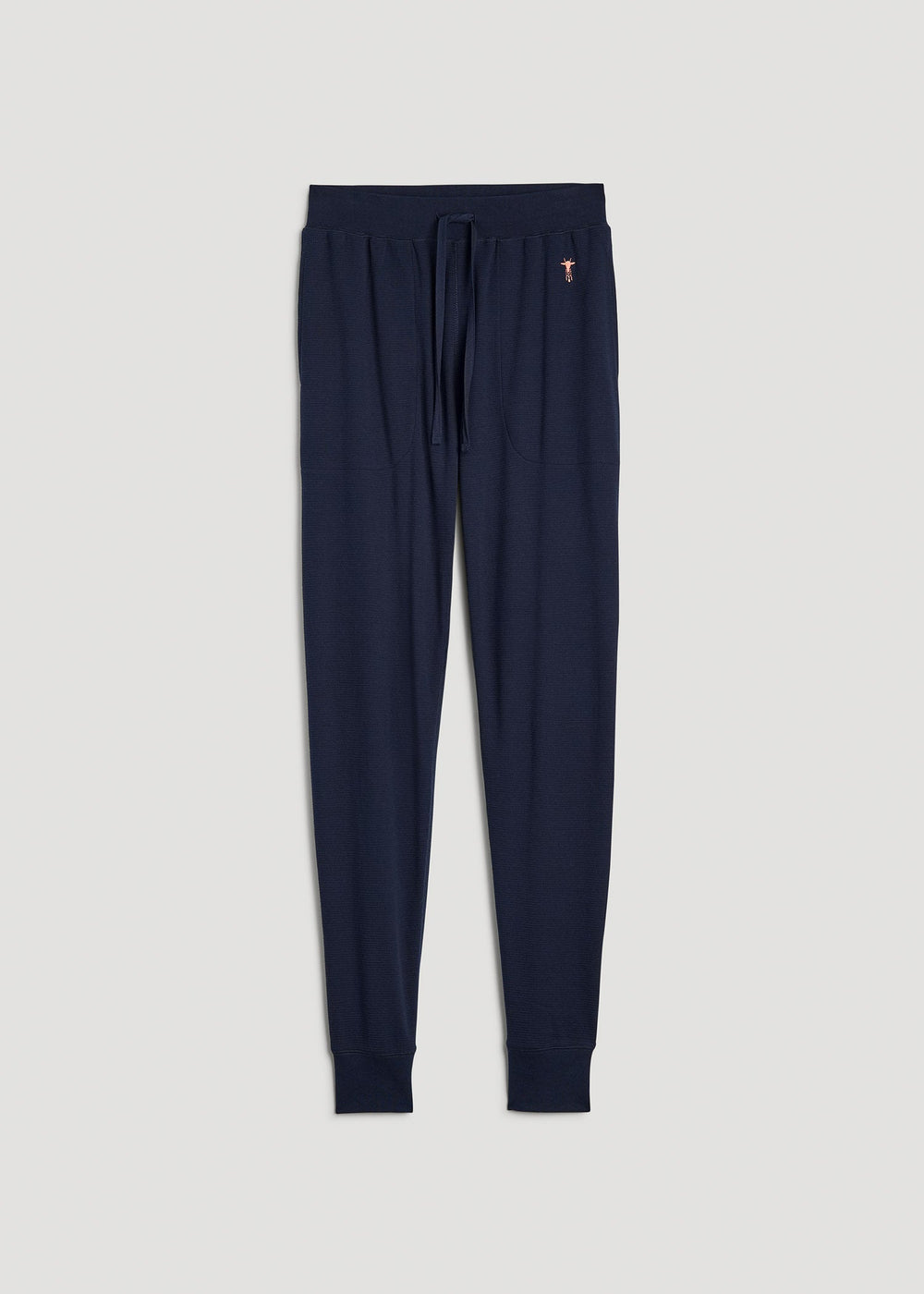 American Tall Online Shop | Waffle-Knit Lounge Jogger for Tall Men in Patriot Blue