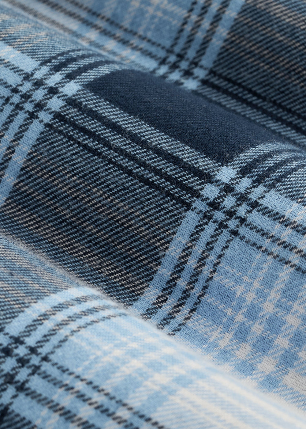 American Tall Online | Flannel Pajama Pants for Tall Men in Blue and White Plaid