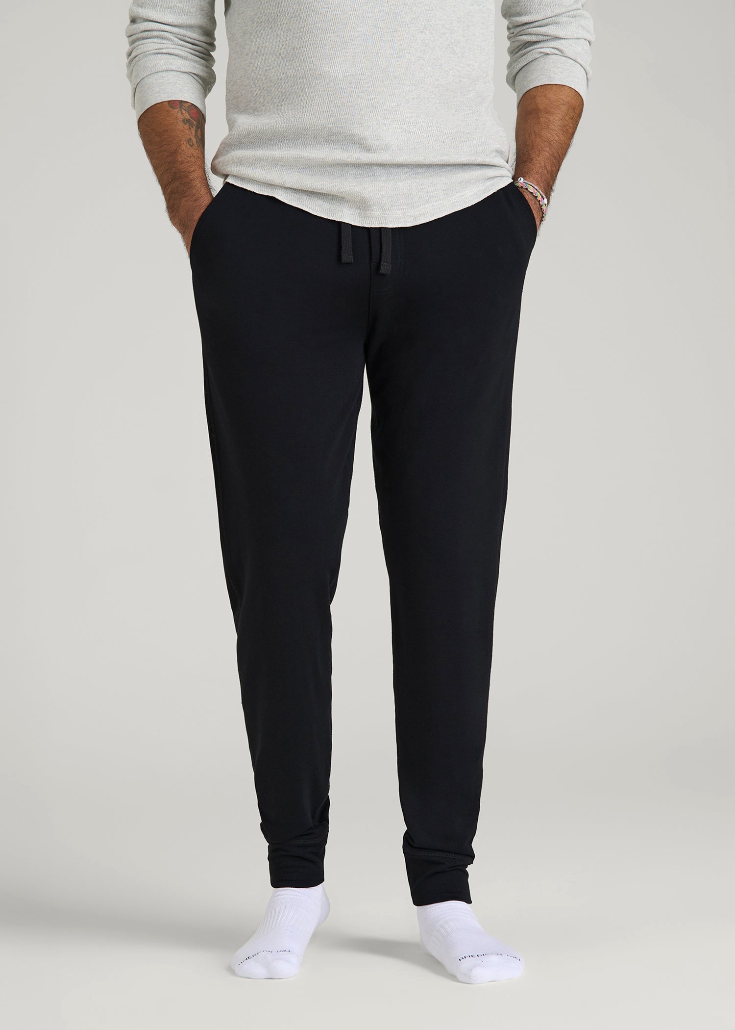 American Tall Outlet | Sleep Joggers for Tall Men in Black