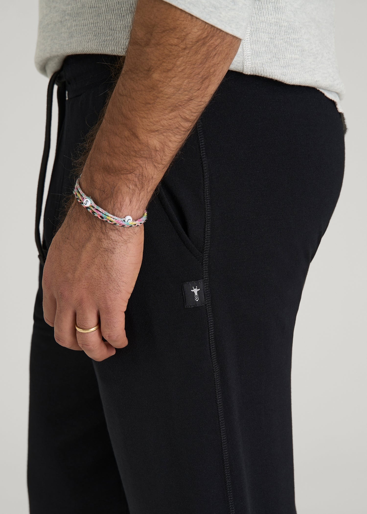 American Tall Outlet | Sleep Joggers for Tall Men in Black