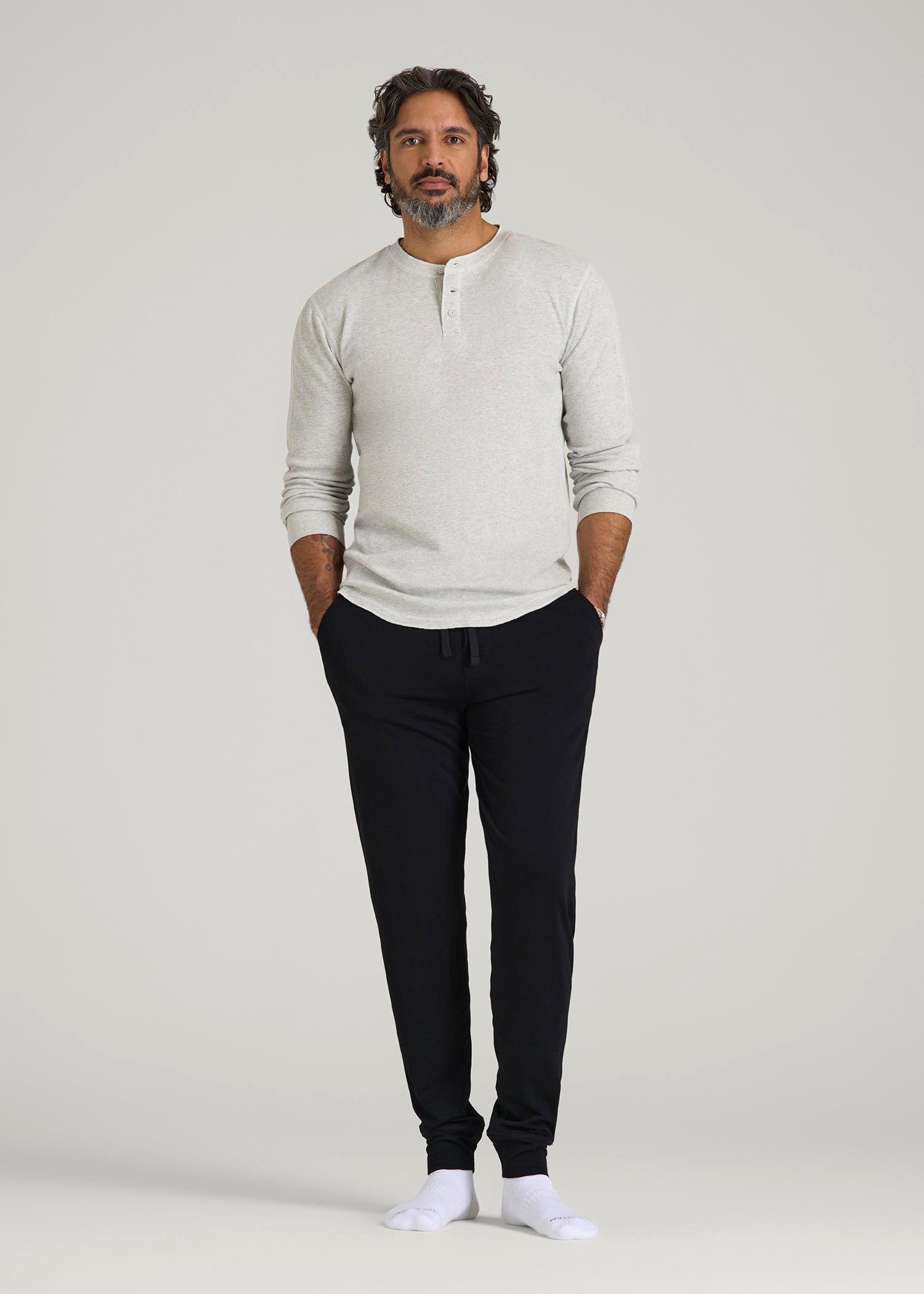American Tall Outlet | Sleep Joggers for Tall Men in Black