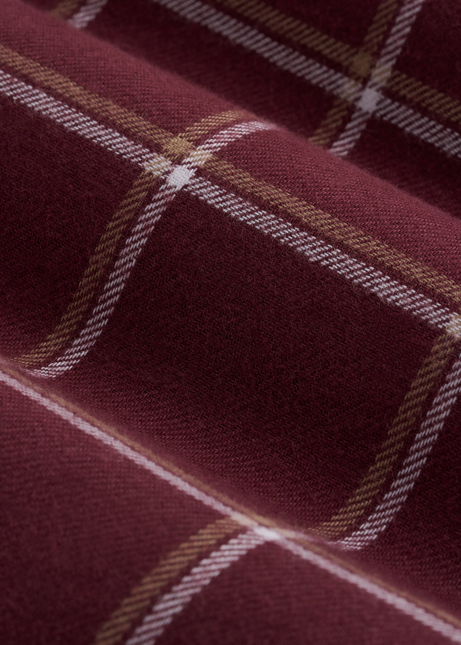 American Tall Discount | Flannel Pajama Pants for Tall Men in Wine Windowpane