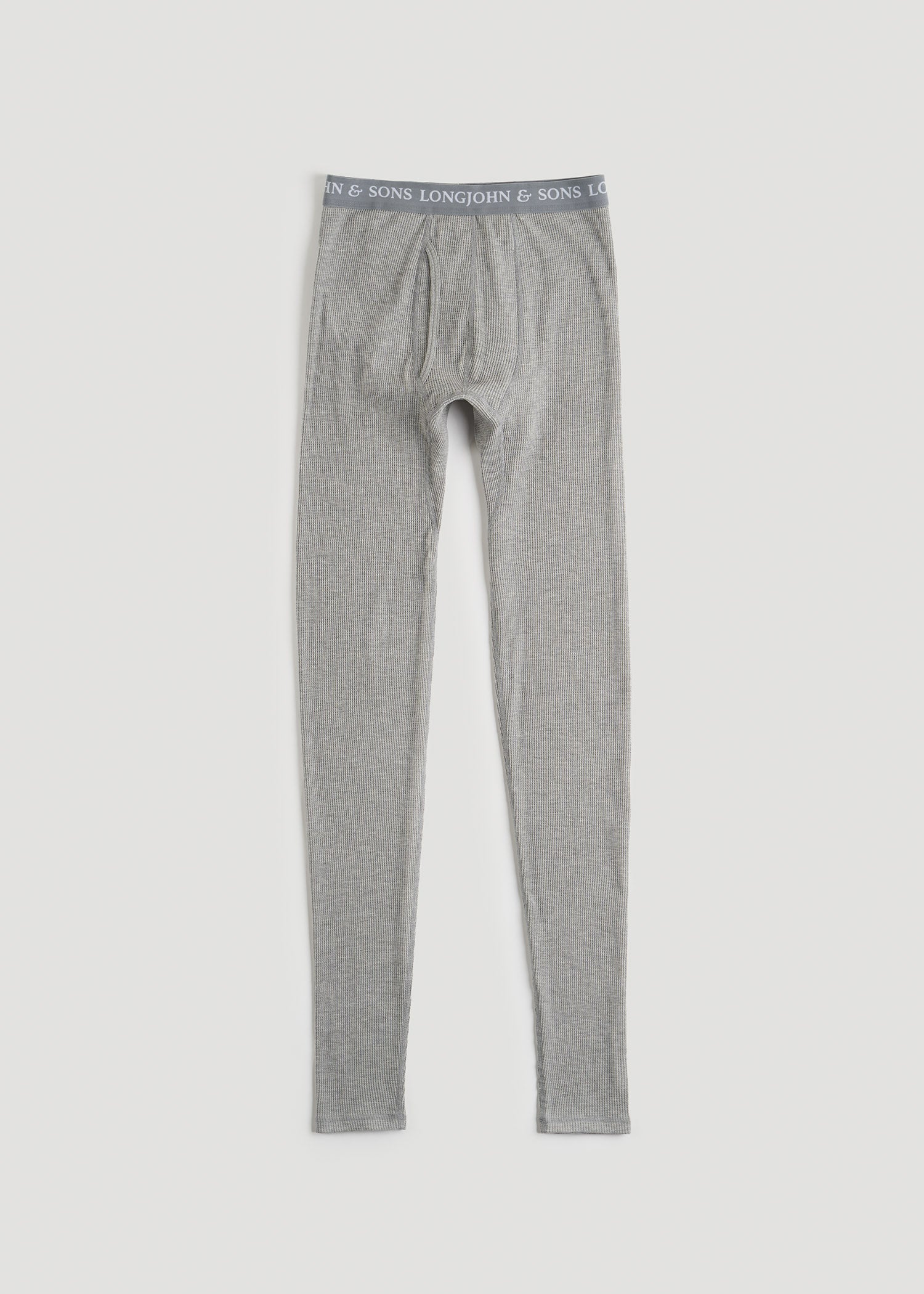 American Tall Online | LJ&S Long Thermal Underwear for Tall Men in Grey Mix - Bottoms for Tall Men