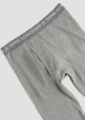 American Tall Online | LJ&S Long Thermal Underwear for Tall Men in Grey Mix - Bottoms for Tall Men