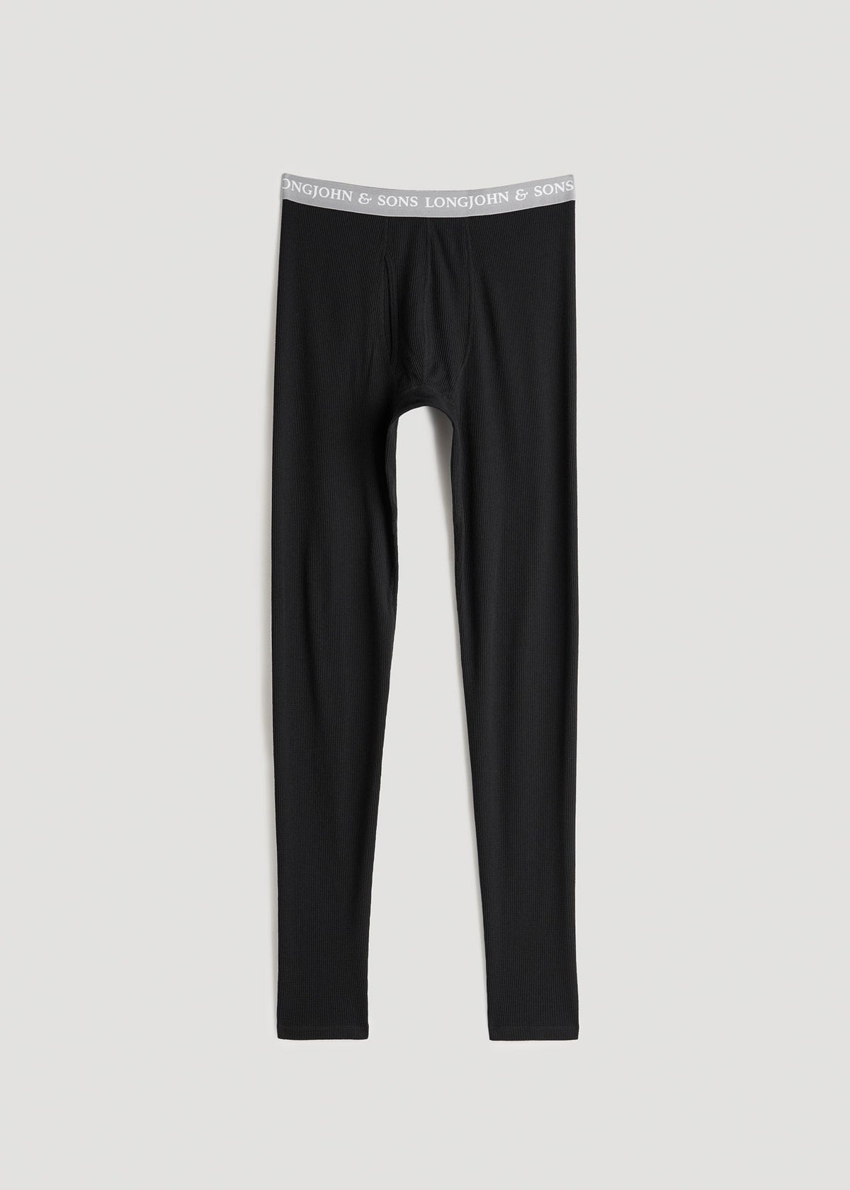 American Tall Sale | LJ&S Long Thermal Underwear for Tall Men in Black