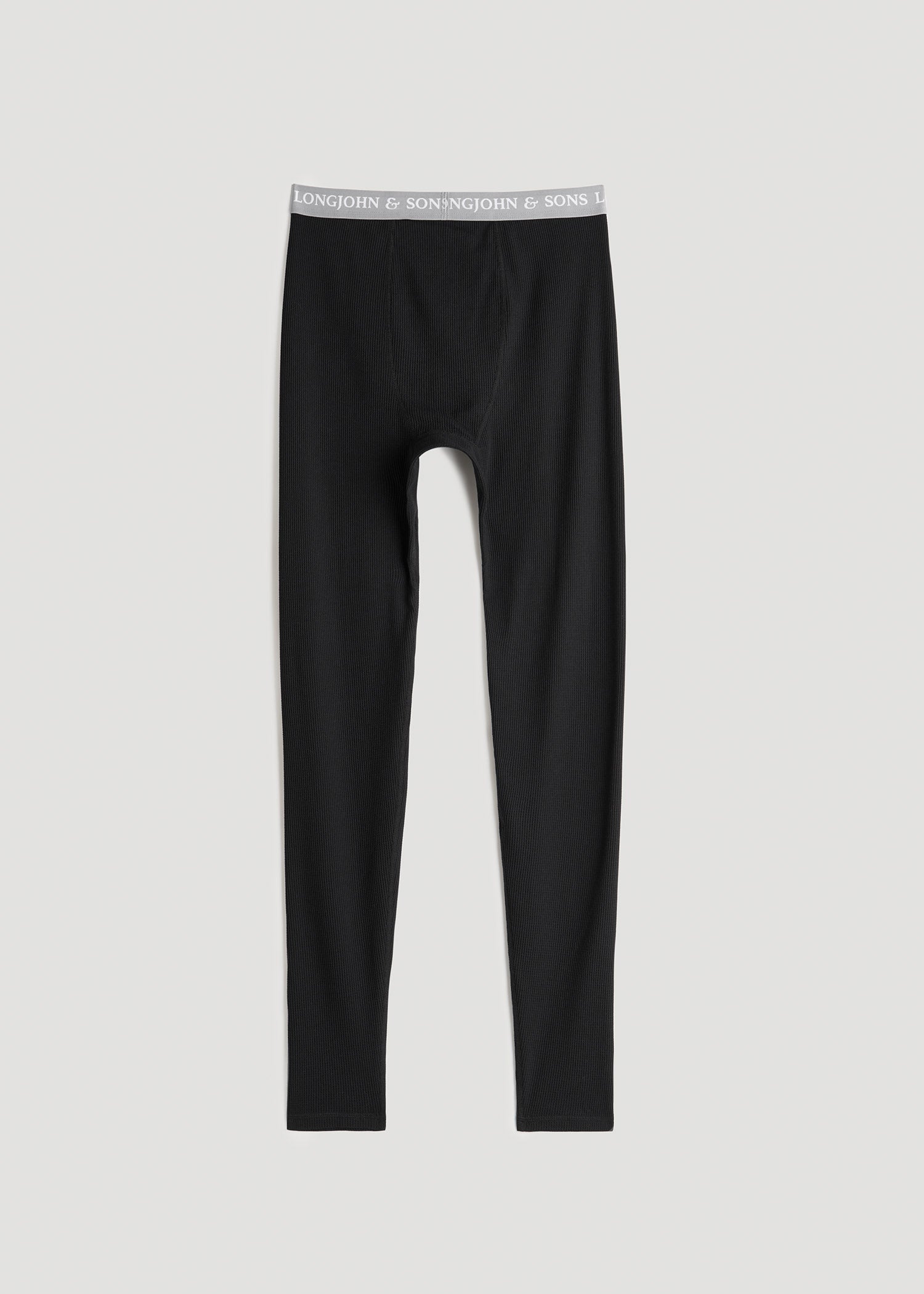 American Tall Sale | LJ&S Long Thermal Underwear for Tall Men in Black