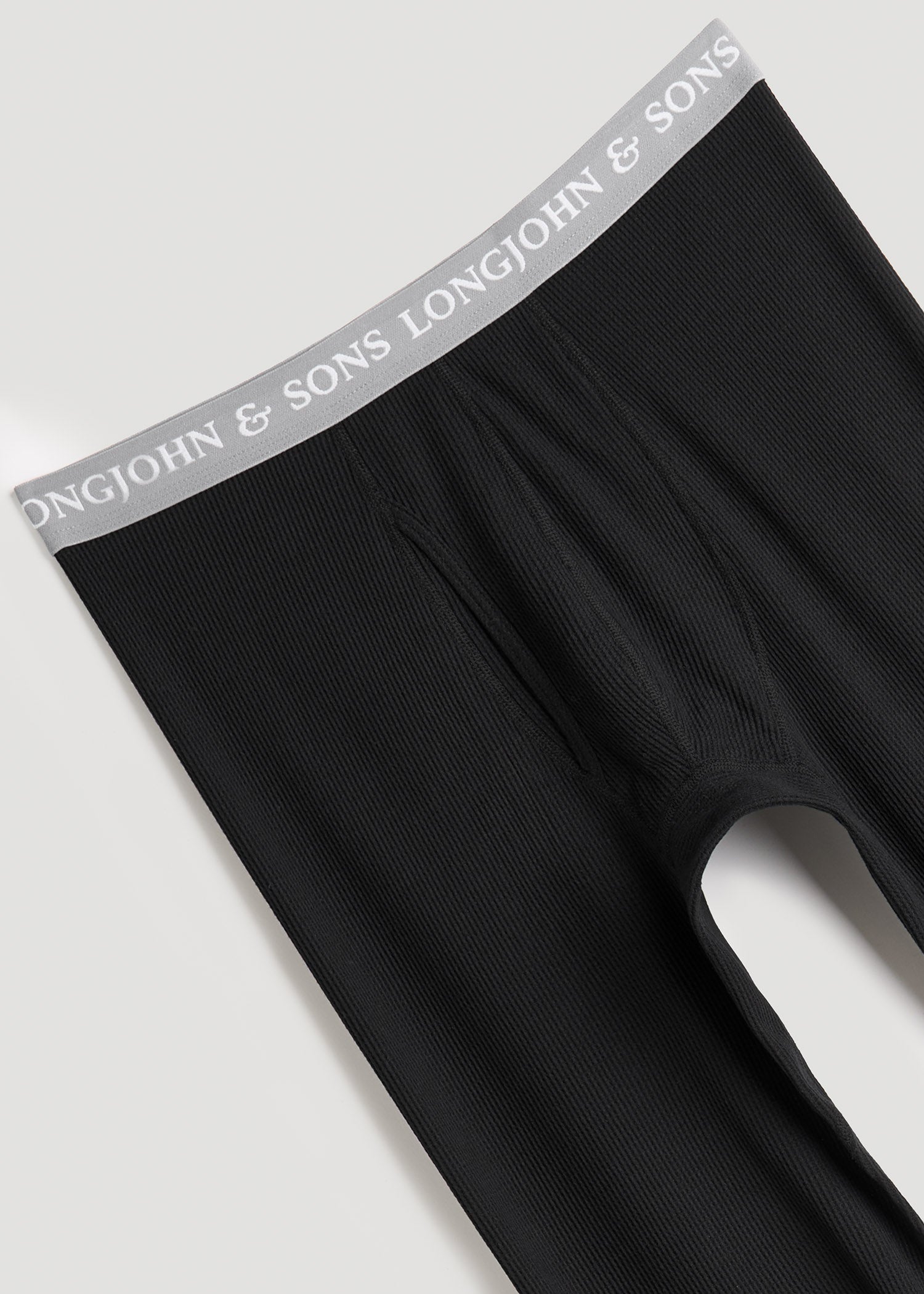 American Tall Sale | LJ&S Long Thermal Underwear for Tall Men in Black