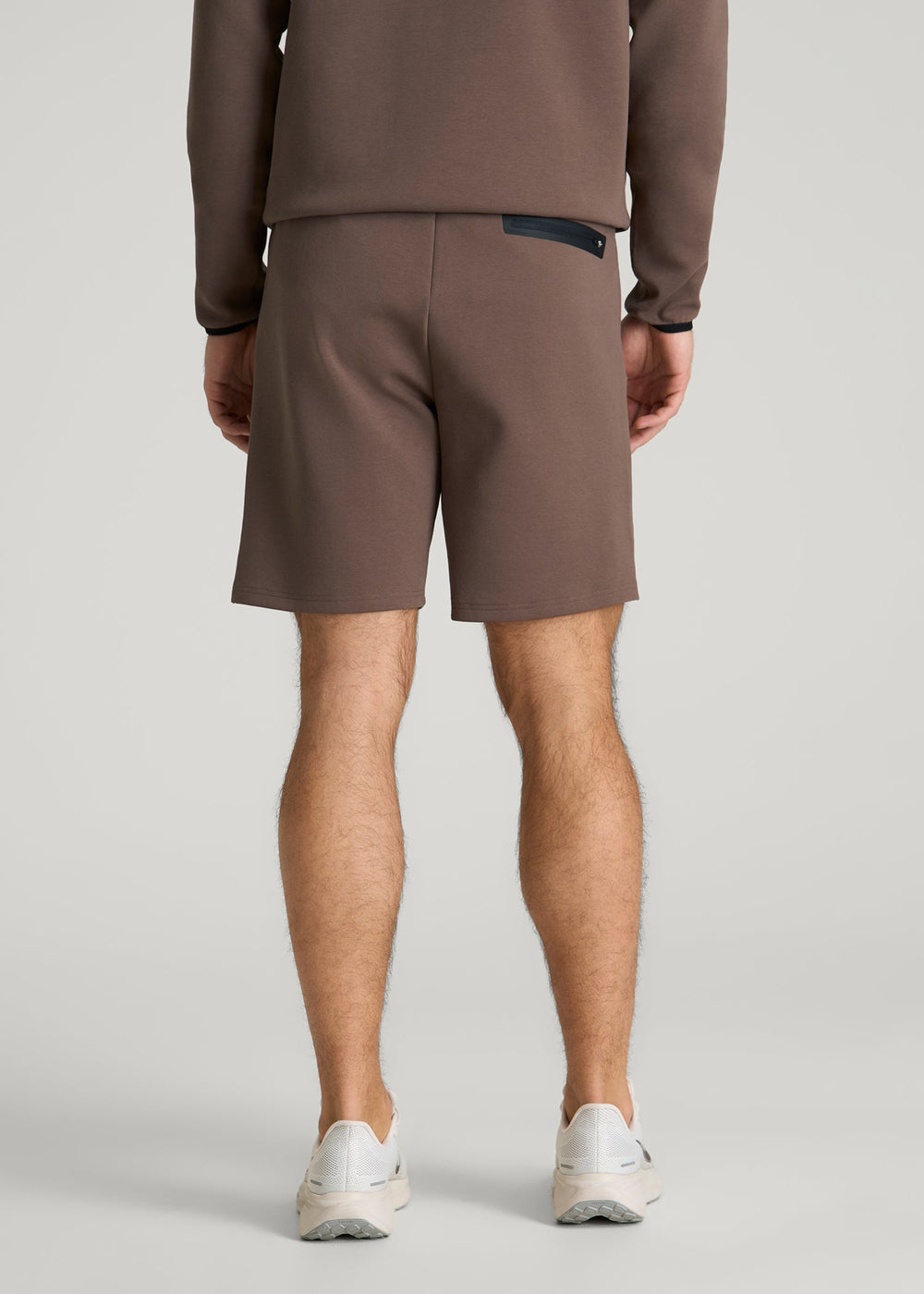American Tall For Sale | Tech Motion Fleece Shorts for Tall Men in Coffee Quartz
