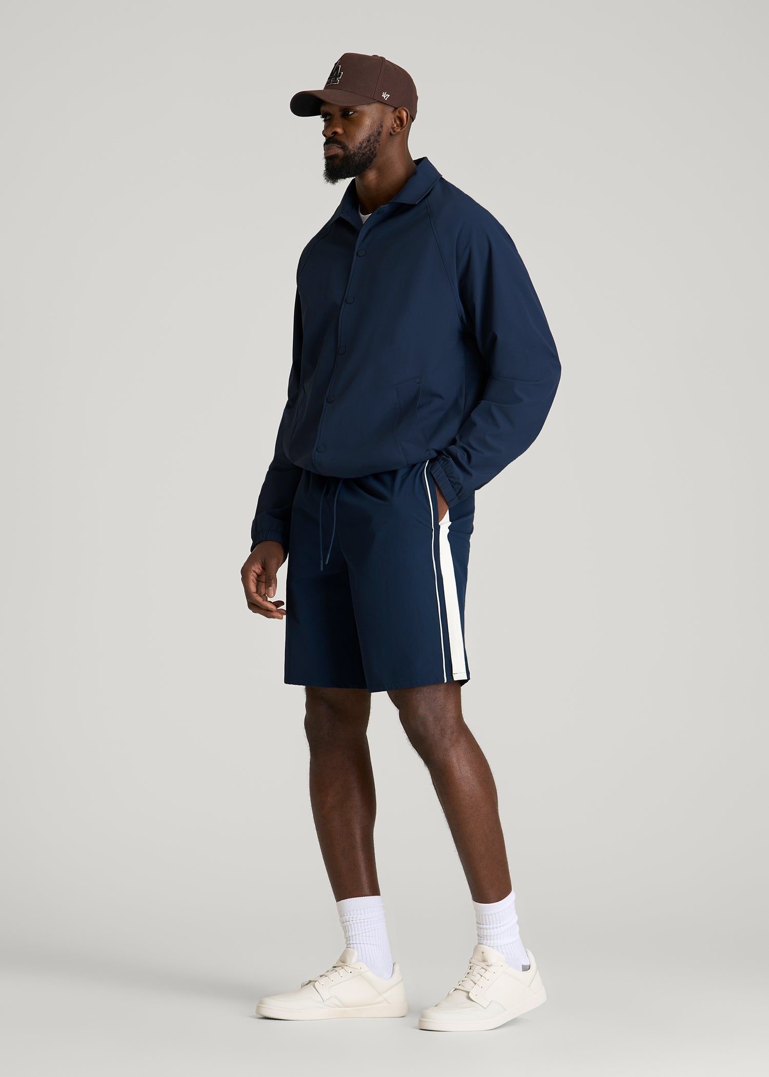 American Tall Online Shop | Flex Nylon Short for Tall Men in Navy Blue