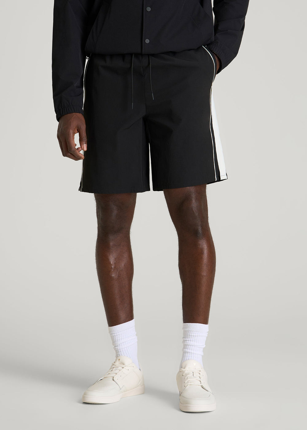 American Tall Discount | Flex Nylon Short for Tall Men in Black