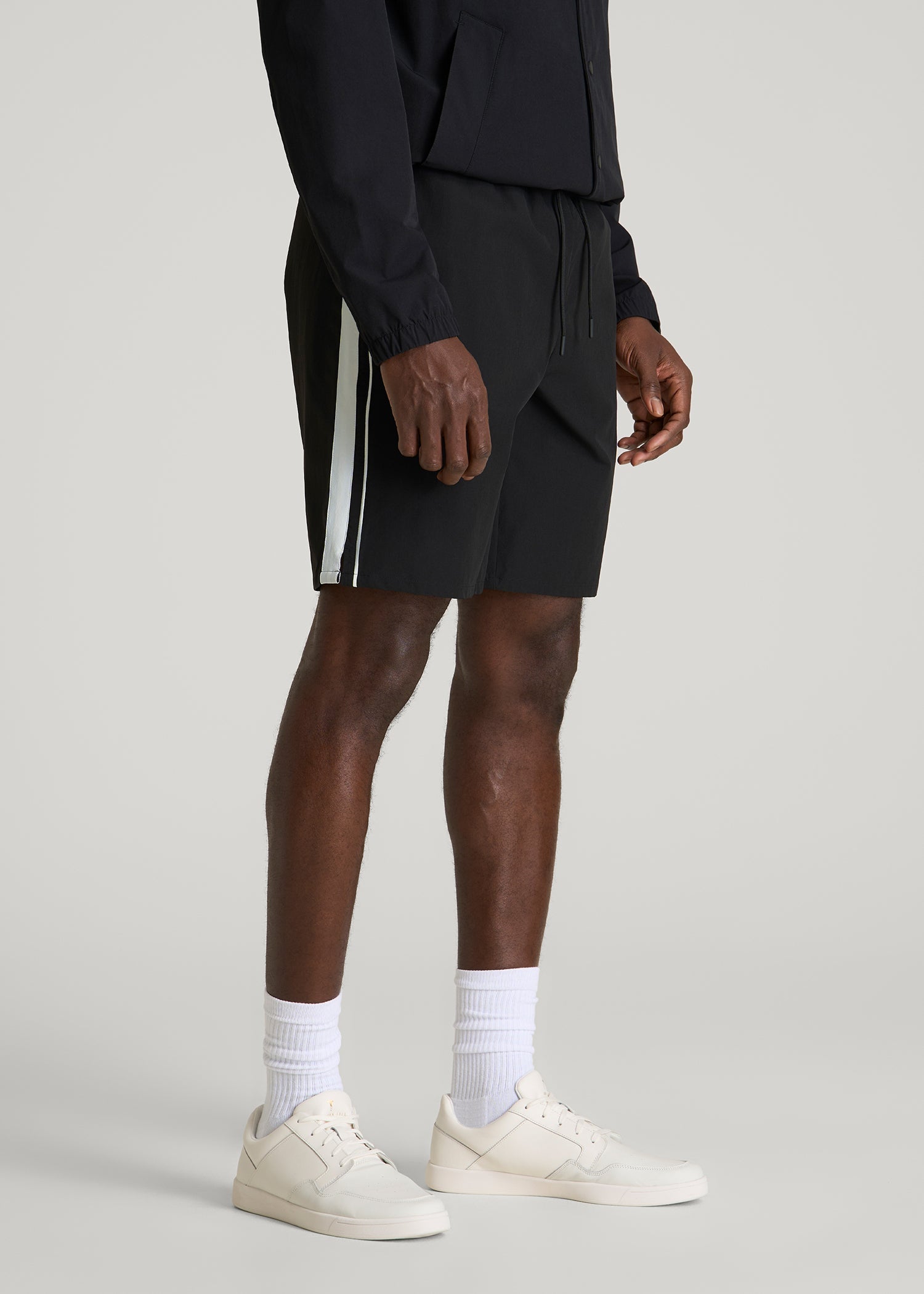 American Tall Discount | Flex Nylon Short for Tall Men in Black