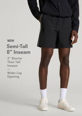 American Tall Discount | Flex Nylon Short for Tall Men in Black