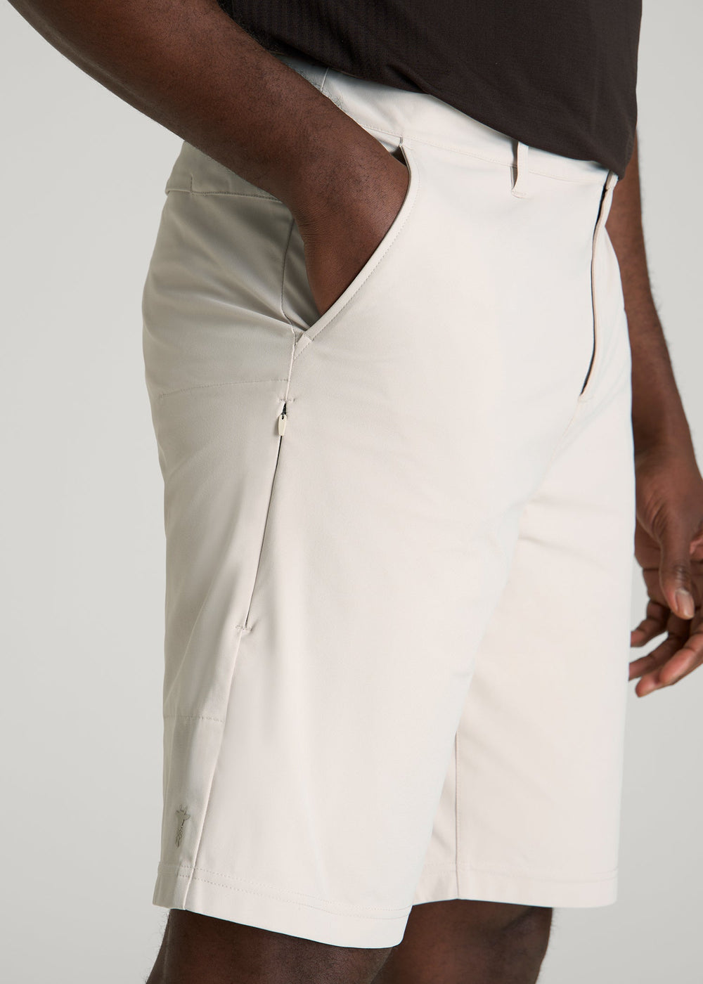 American Tall Online | Traveler Chino Short 2.0 for Tall Men in Drywall Tan