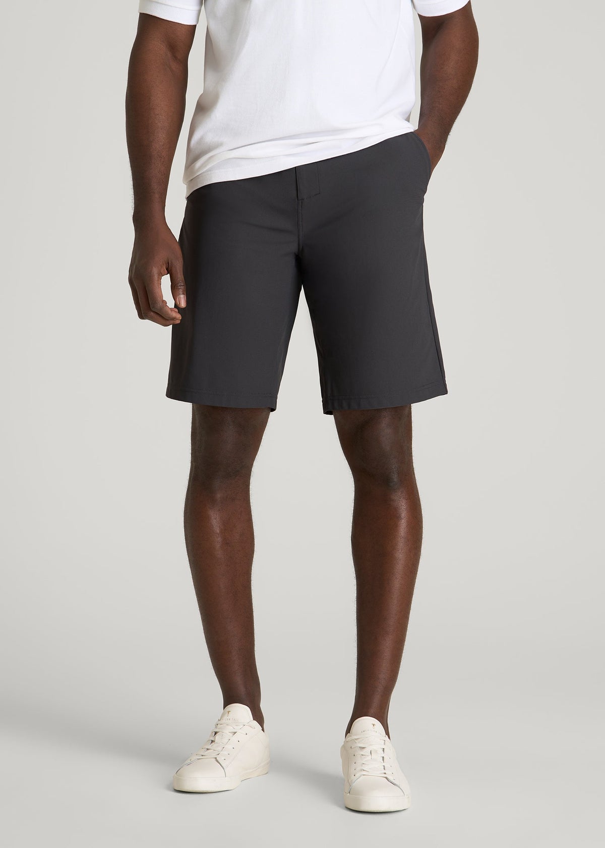 American Tall Sale | Traveler Chino Short 2.0 for Tall Men in Iron Grey