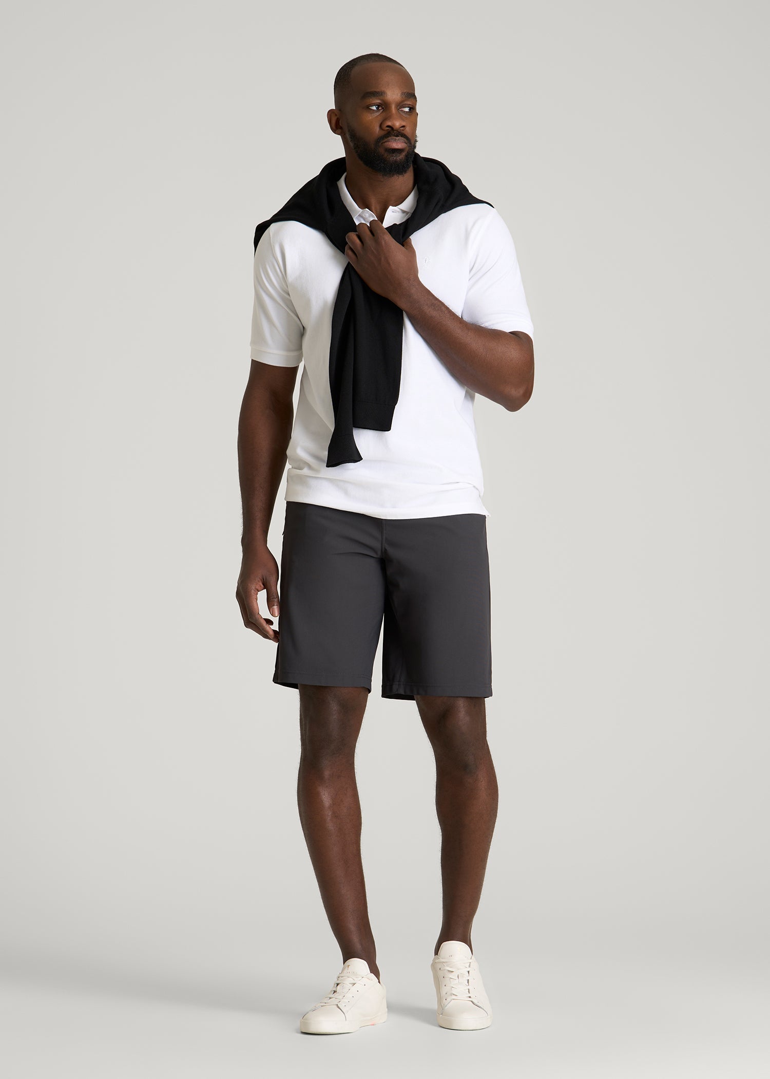 American Tall Sale | Traveler Chino Short 2.0 for Tall Men in Iron Grey