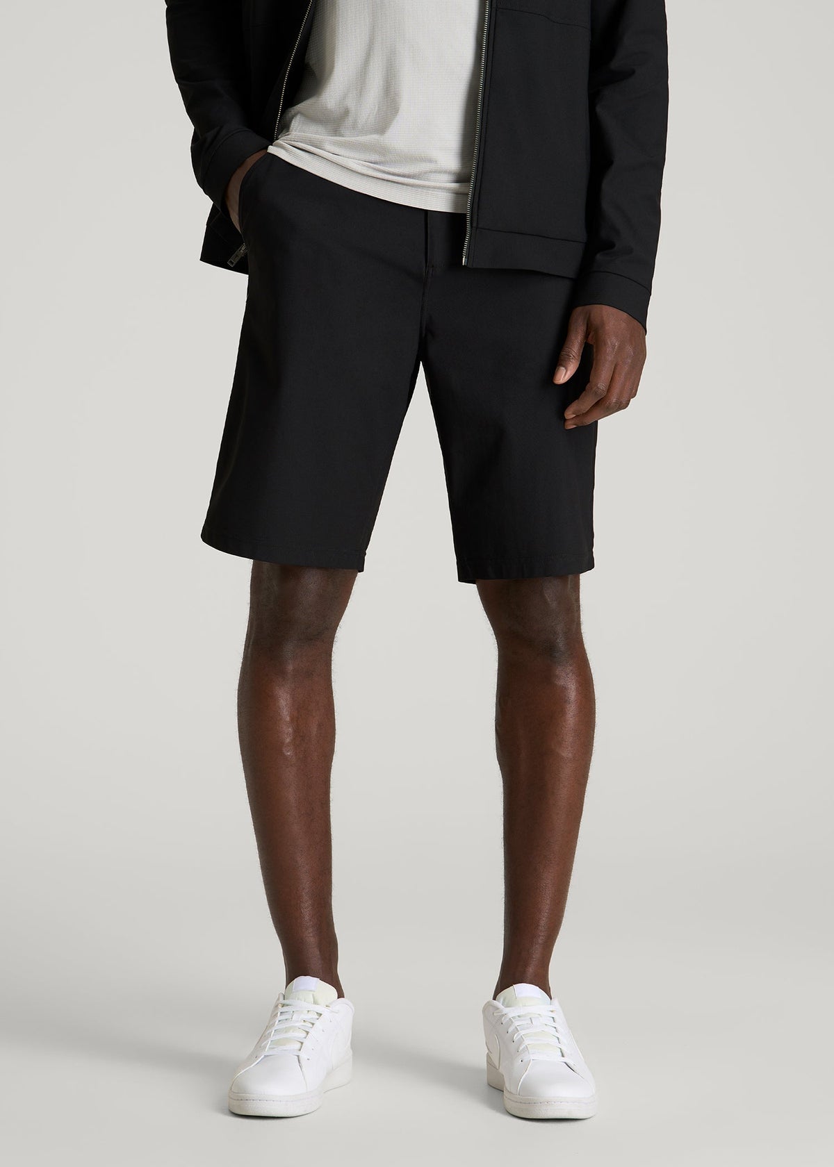 American Tall Outlet | Traveler Chino Short 2.0 for Tall Men in Black
