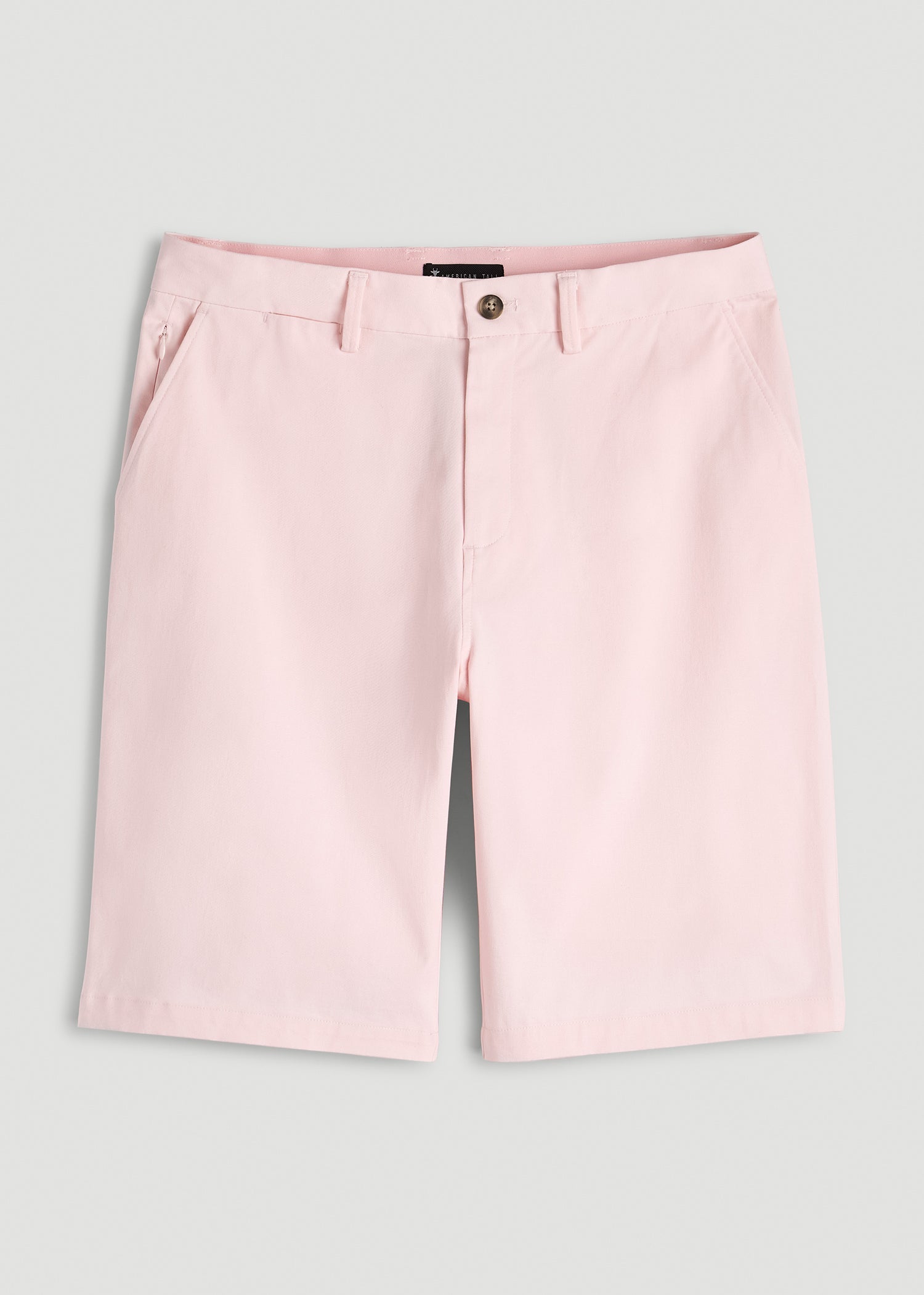 American Tall Sale | Stretch Commuter Chino Short for Tall Men in Barely Pink
