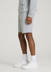 American Tall Online Shop | Everyday French Terry Shorts for Tall Men in Grey Mix