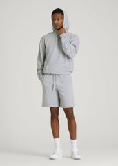 American Tall Online Shop | Everyday French Terry Shorts for Tall Men in Grey Mix