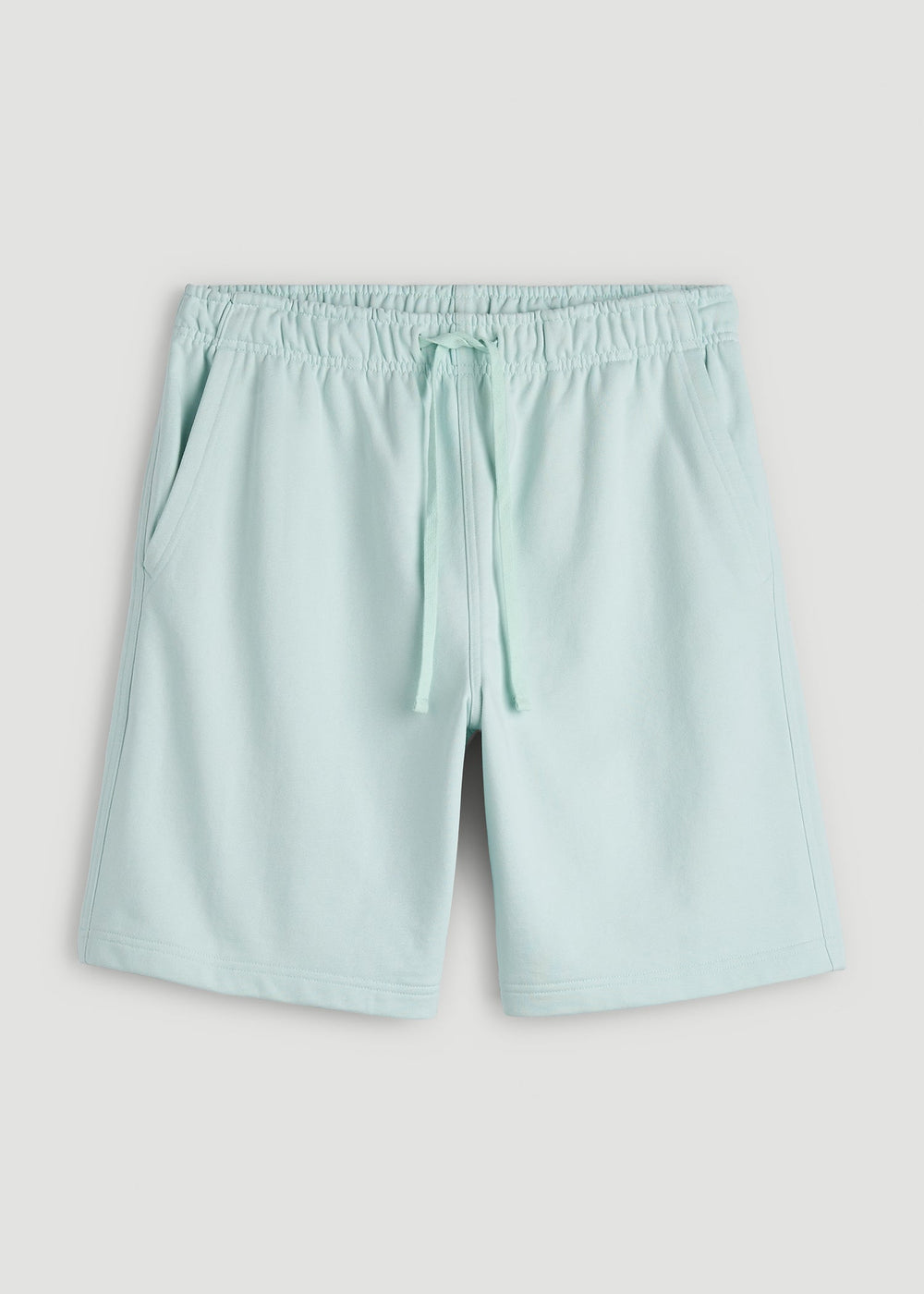 American Tall Discount | Everyday French Terry Shorts for Tall Men in Opal Blue