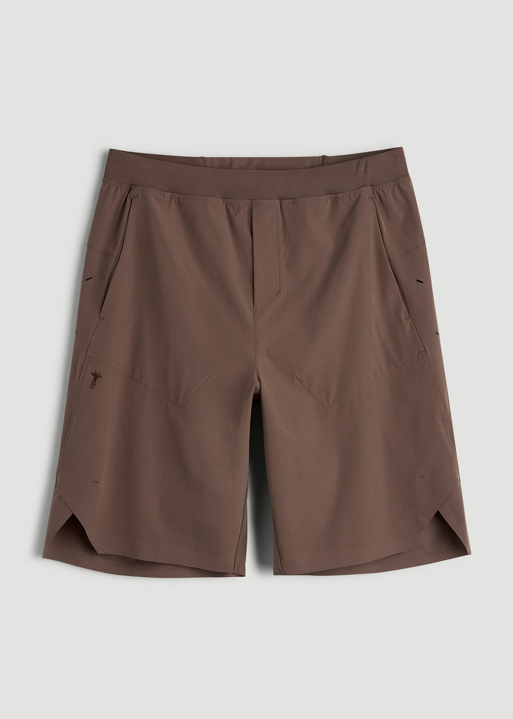 American Tall Online | 2-in-1 Featherweight Running Short for Tall Men in Coffee Quartz