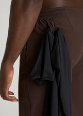 American Tall Sale | Featherweight Linerless Running Short for Tall Men in Espresso