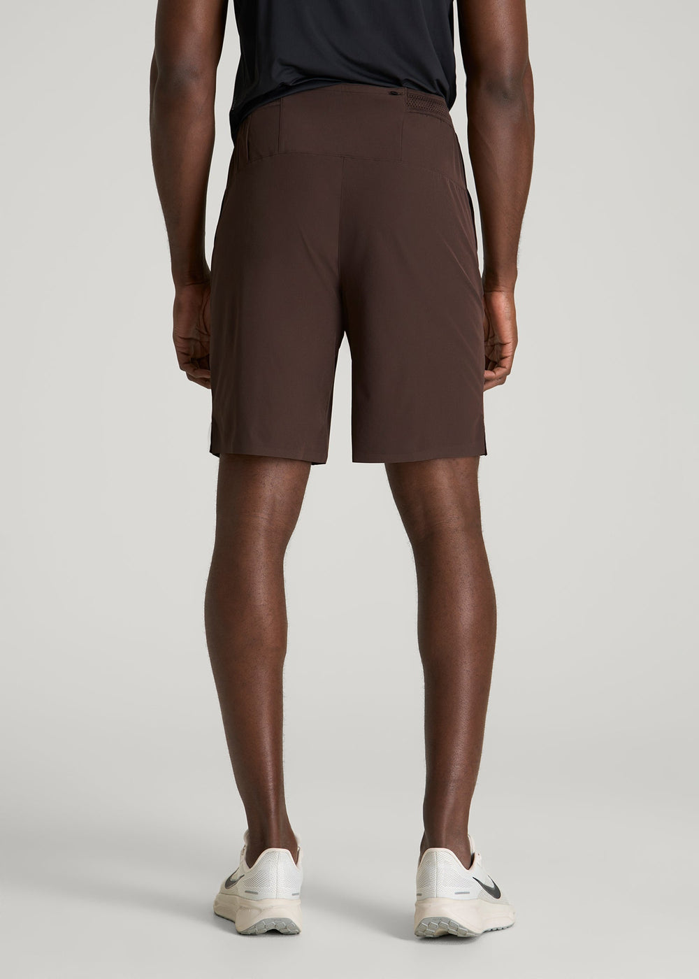 American Tall Sale | Featherweight Linerless Running Short for Tall Men in Espresso