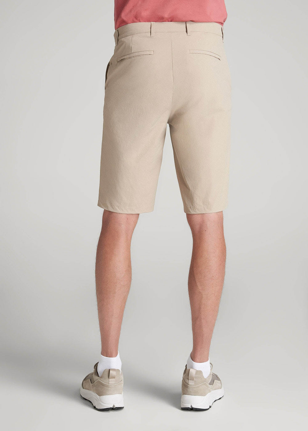 American Tall Discount | Premium Hybrid Shorts for Tall Men in Clay