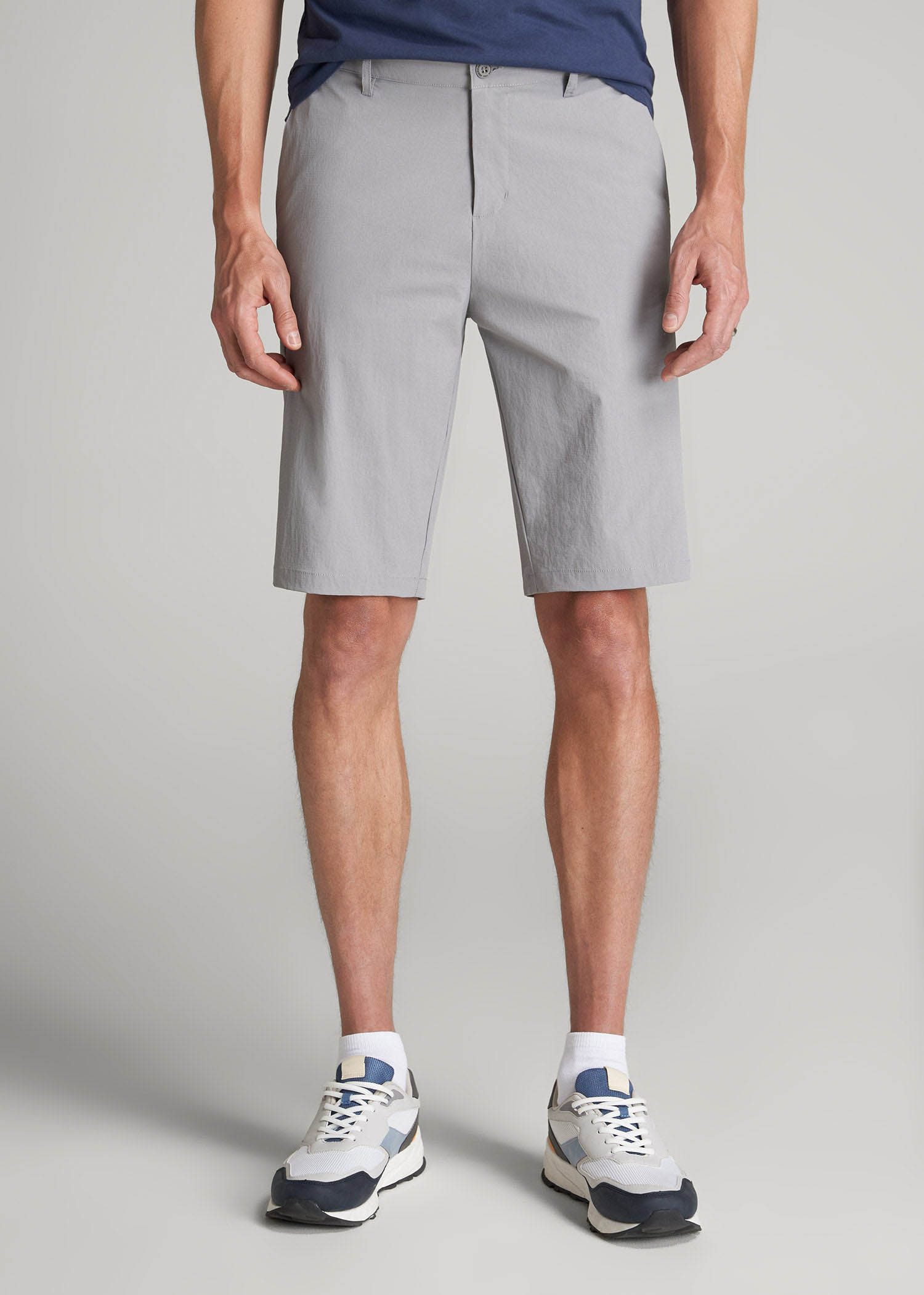 American Tall Sale | Premium Hybrid Shorts for Tall Men in Night Owl Grey