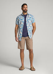 American Tall Outlet | Hybrid Shorts for Tall Men in Dark Sand