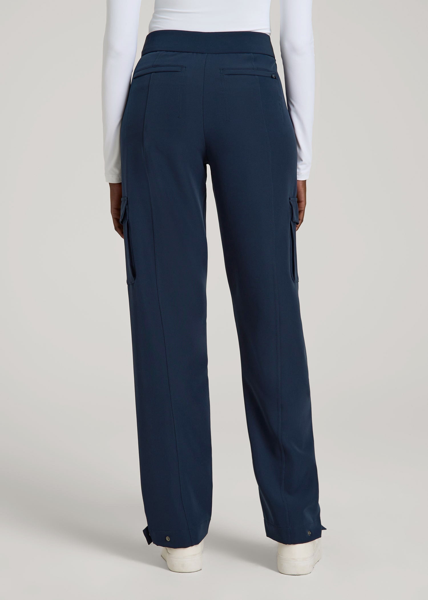 American Tall Online Shop | Traveler Cargo Pants for Tall Women in Navy