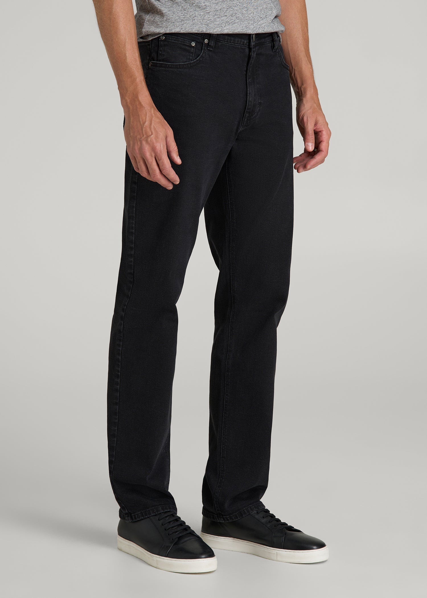 American Tall Sale | J1 STRAIGHT LEG Jeans for Tall Men in Onyx Black Wash