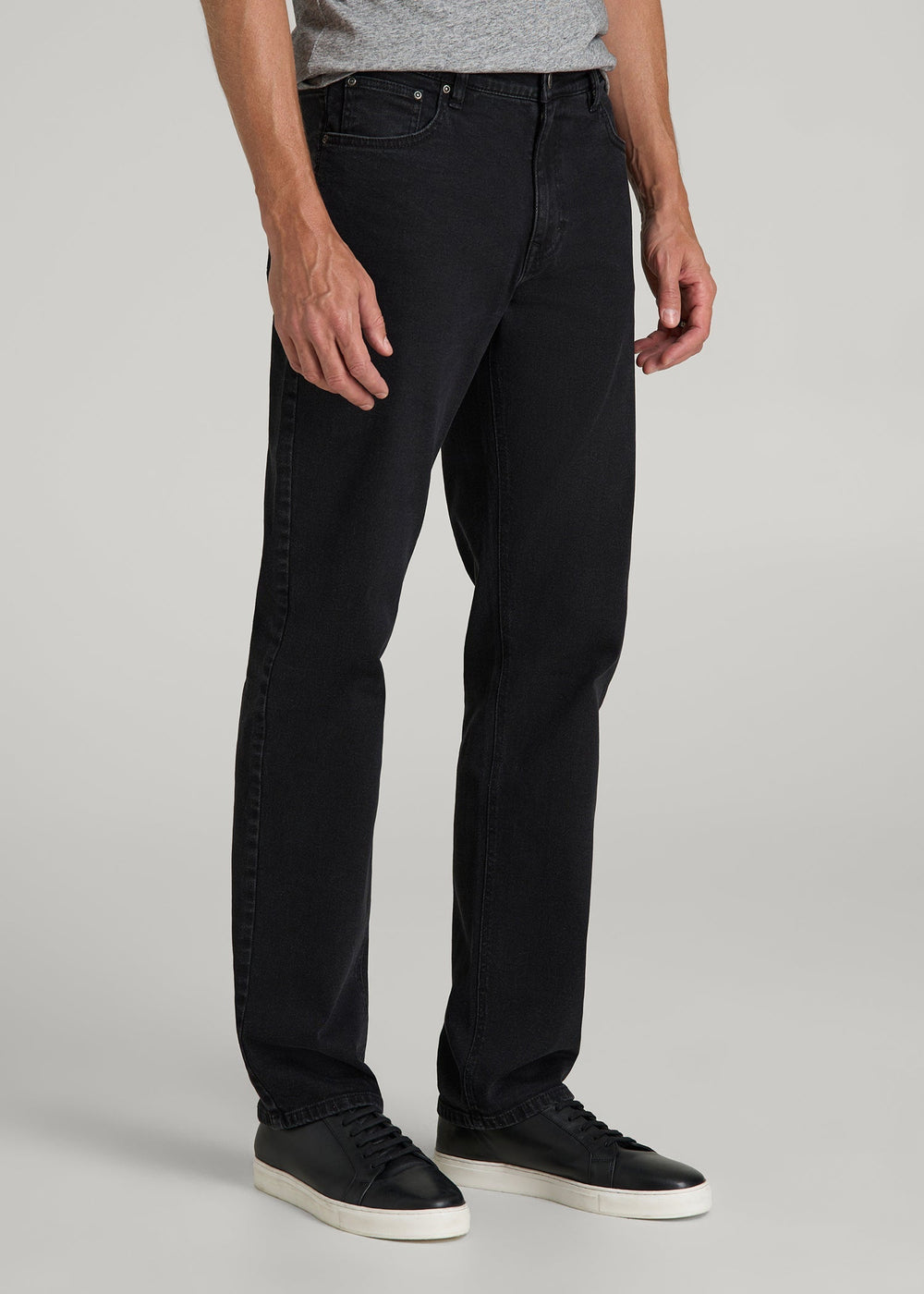 American Tall Sale | J1 STRAIGHT LEG Jeans for Tall Men in Onyx Black Wash