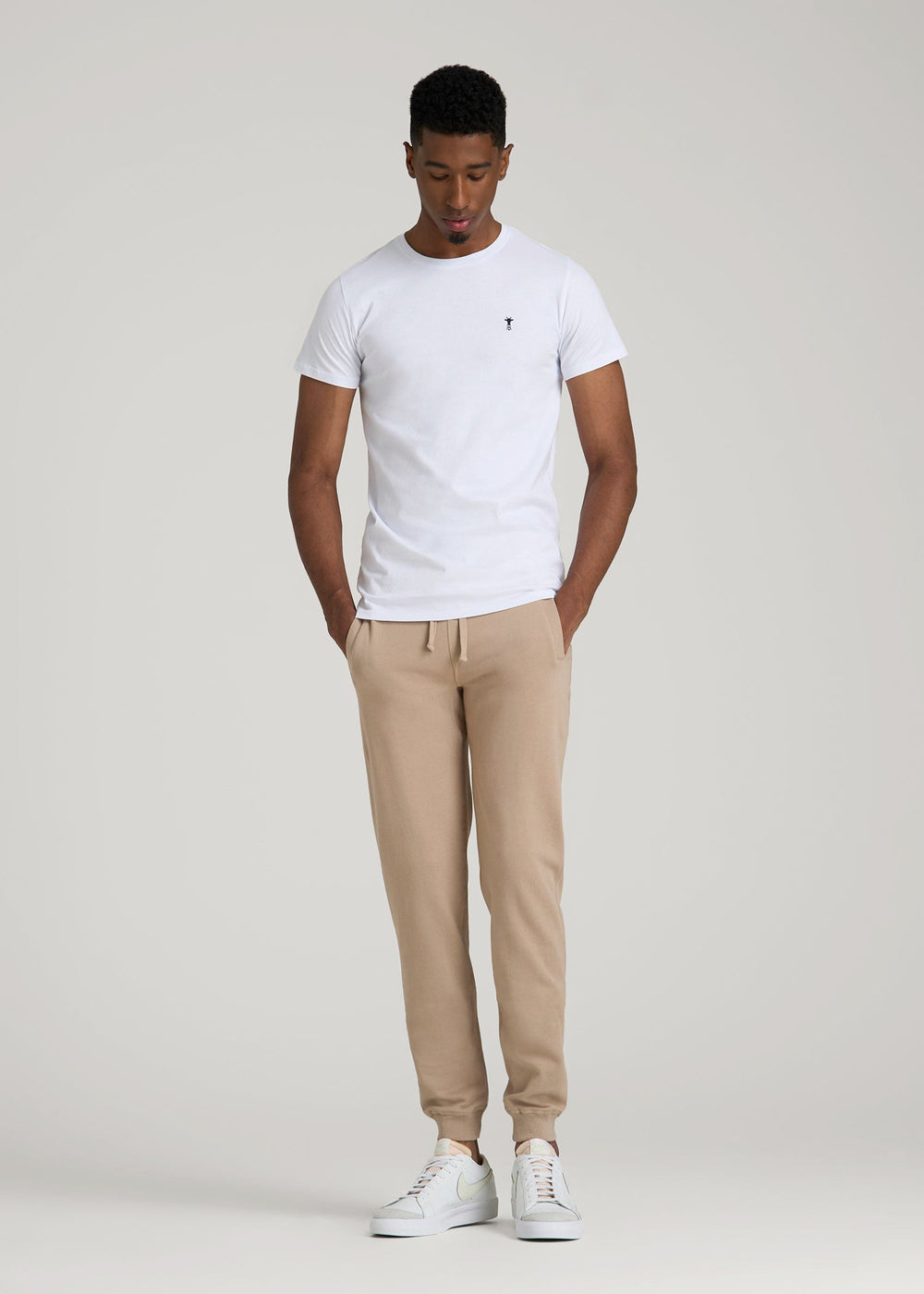 American Tall Outlet | Wearever 2.0 French Terry Joggers for Tall Men in Light Camel