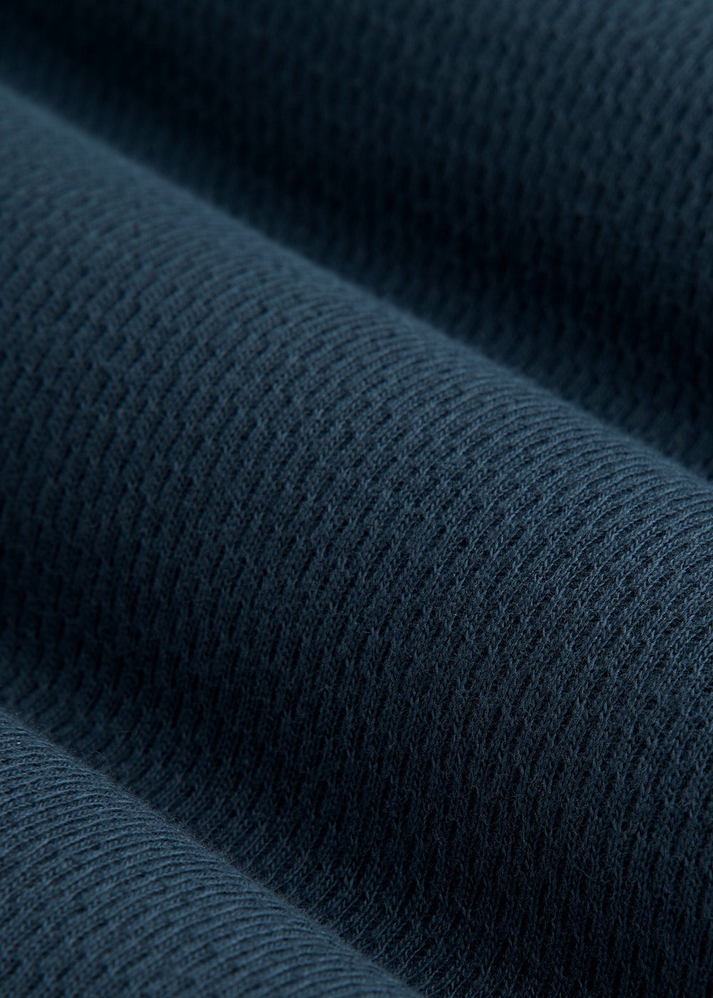 American Tall Online | Double Honeycomb Thermal Long-Sleeve Henley Shirt for Tall Men in True Navy